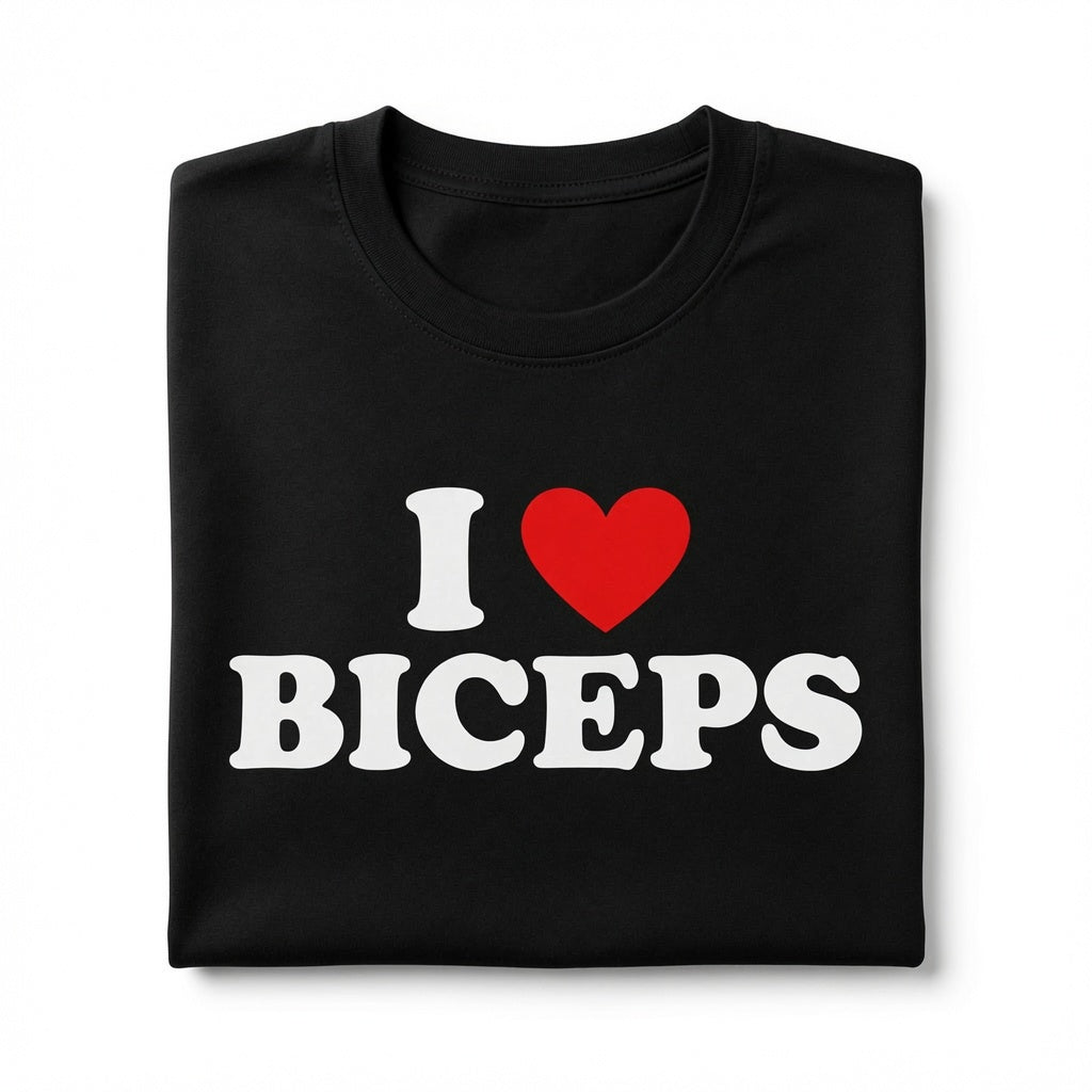 "I Love Biceps" Tee