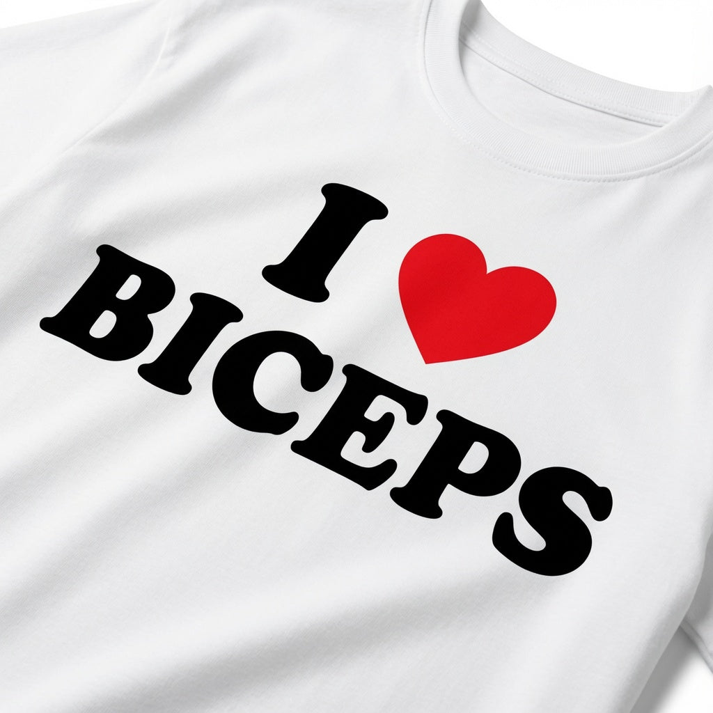 "I Love Biceps" Tee