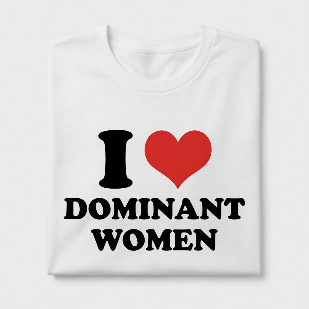 "I Love Dominant Women" Tee