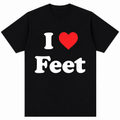"I Love Feet" Tee