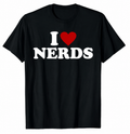 "I Love Nerds" Tee